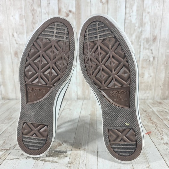 Converse Chuck Taylor All Star Low Top Grey Purple Womens 7 Sneakers 525960F - Picture 7 of 8